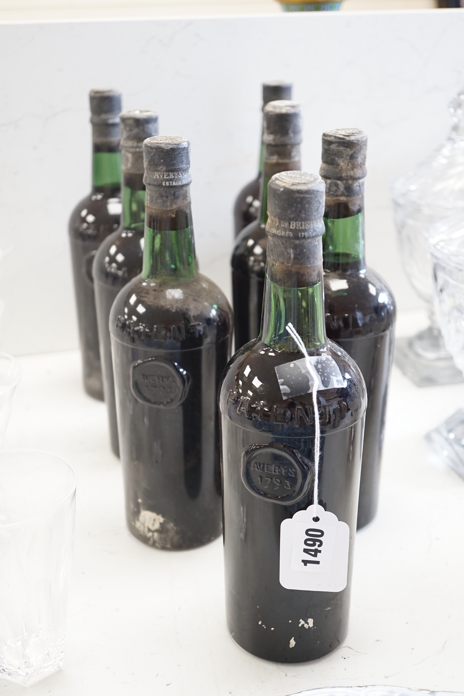 Seven bottles of Avery‘s port, given as a wedding gift to the owner in 1963 and believed to be of the date or earlier